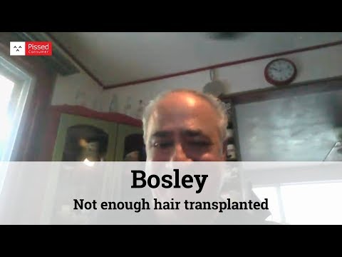 Bosley - Not enough hair transplanted