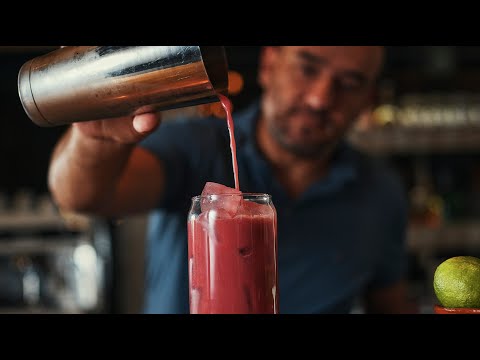 How to make the mocktail - CanadianRuby, by Davide Spinelli