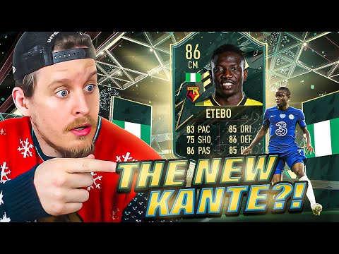 The NEW KANTE?! 86 Winter Wildcard Etebo Review! FIFA 22 Ultimate Team