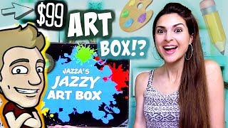 $99 ART BOX?! + Drawing with Polychromos - Jazza's Jazzy Art Box!