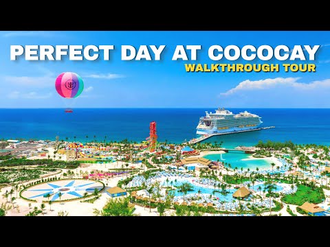 Perfect Day Coco Cay | Full Walkthrough Tour & Review | Royal Caribbean | 4K | 2024