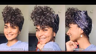 Satin Scarf Tutorial - Protect Your Curls!