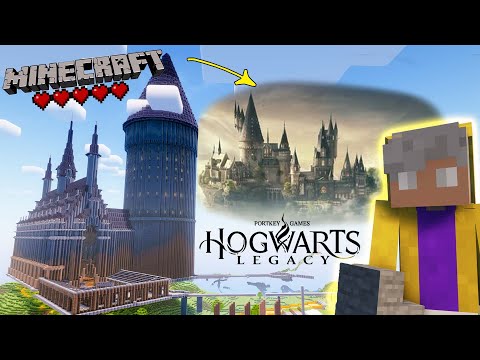 Building Hogwarts Castle in Survival Minecraft!