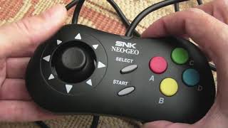 SNK Neo Geo - New (2019) Modded Neo Mini Pad (Microswitches) - Neo CD Replacement