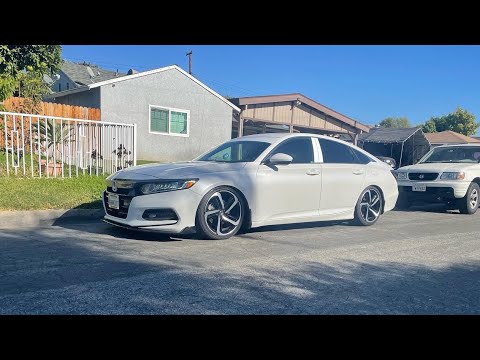 Coilovers install on honda accord 2018-2022 10th gen accord tein flex z coilovers