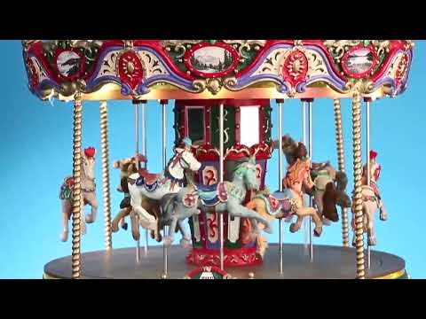 O Grande Carrossel com Alimentador 4.5V - Lemax 84349