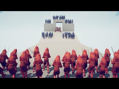 50x ARCHERS + BALISTA vs 25x SAMURAI - Totally Accurate Battle Simulator