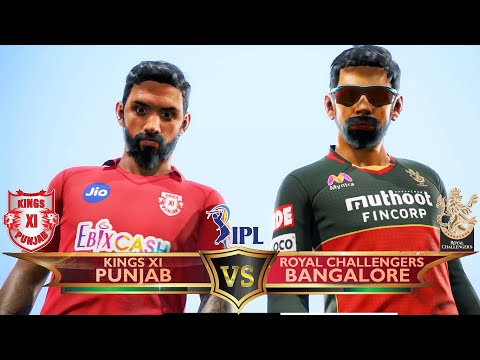 IPL 2020 - Match 6 - Kings XI Punjab vs Royal Challengers Bangalore - Cricket 19 Prediction [4K]