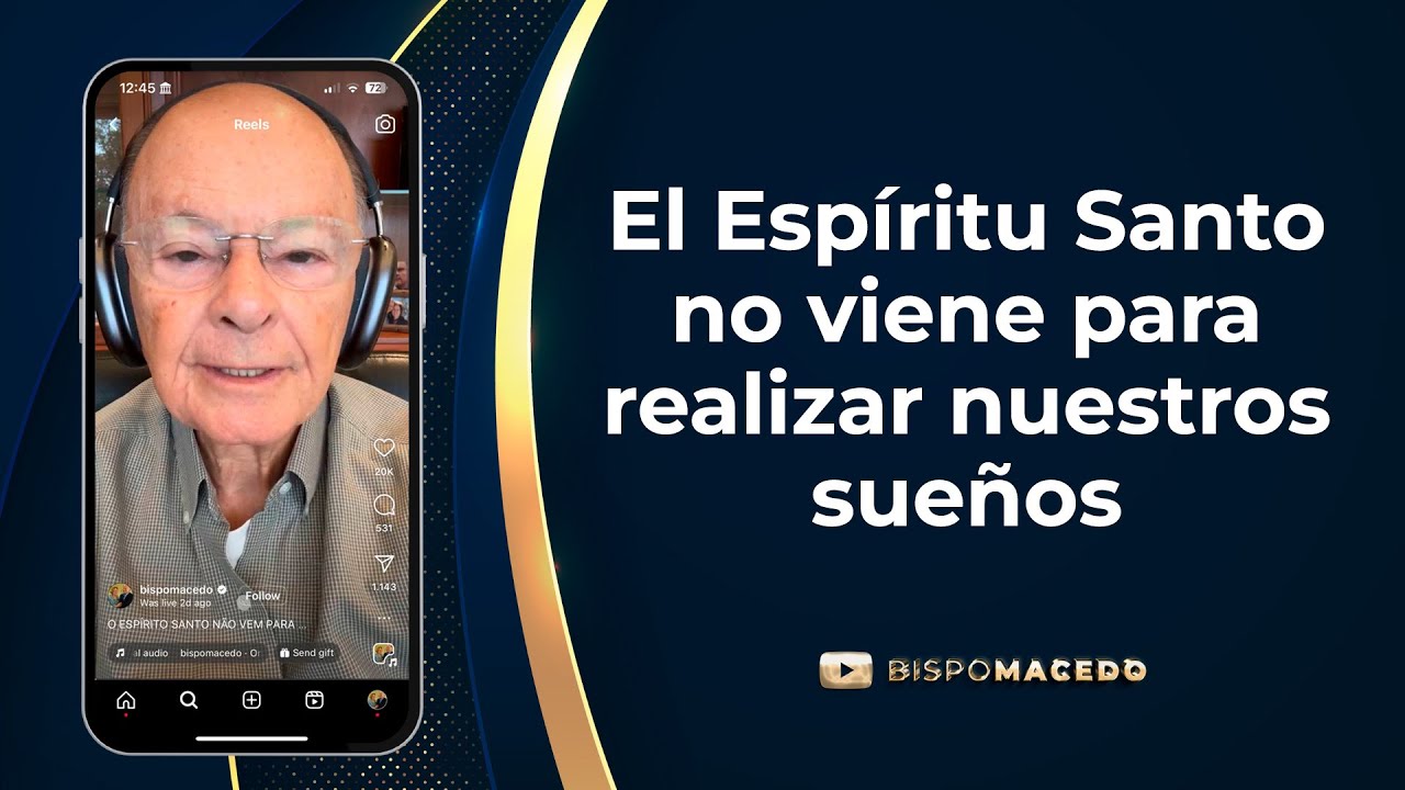 El Espíritu Santo no viene para realizar nuestros sueños