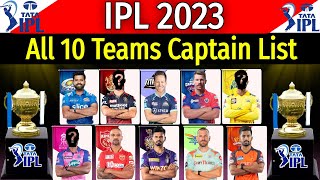 IPL 2023 - All Teams New Captains | All Teams Captain IPL 2023 | CSK, DC, GT, MI, RR, Captain 2023 |