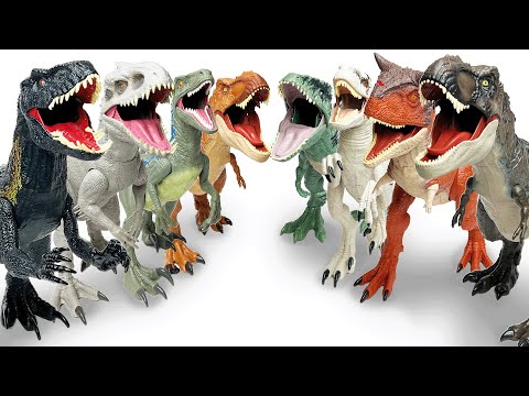 The BIGGEST Super Colossal Figures Collection Haul | T-Rex, Giganotosaurus, Indominus Rex, and More!