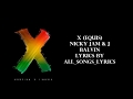Nicky Jam x J. Balvin - X (EQUIS)- Lyrics