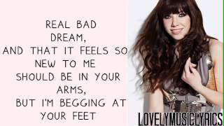 Carly Rae Jepsen  Tonight I&#39;m Getting Over You - Lyrics On Screen + Download link