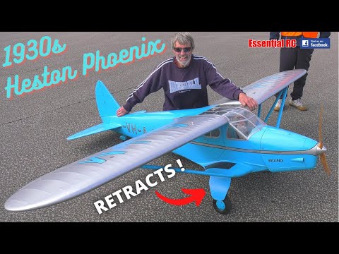 RARE HISTORIC SCALE RC AIRCRAFT ! HESTON PHOENIX | 1930s Light Transport Monoplane