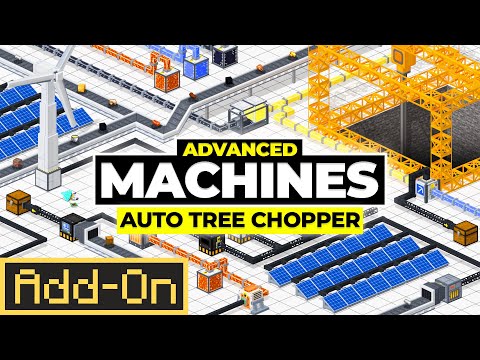 Advanced Machines Add-On - Auto Tree Chopper Tutorial | Minecraft Marketplace Add-Ons