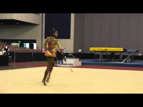 Nastasya Generalova - Clubs - 2012 Rhythmic Nationals - Junior - Day 1