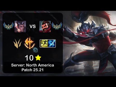Xin Zhao Jungle vs Graves - NA Challenger - Patch 25.21