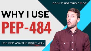 Type Hinting = Stability and Smoothness | Use PEP 484 the Right Way Pa