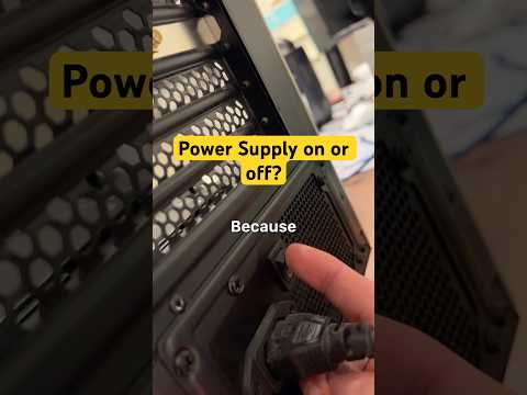 Should you turn off your PSU? #pcs #pc #pctips #techtok #pcsetup