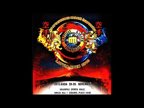 LIVE! KARATE LATVIA OPEN 2015 - Tatami 2