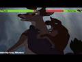 Bambi 1942 Hunter Dogs Chase With Healthbars