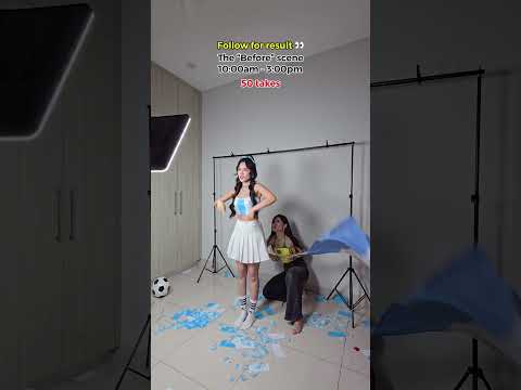 Behind the scenes was so chaotic 😂 Follow me for the result! 💙#FIFAWorldCup #argentina