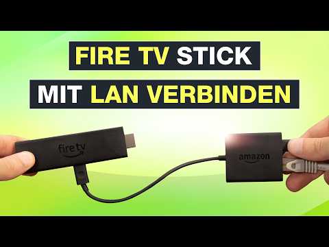 Amazon FIRE TV Stick mit LAN verbinden - Ethernet Adapter für bessere Qualität - Testventure