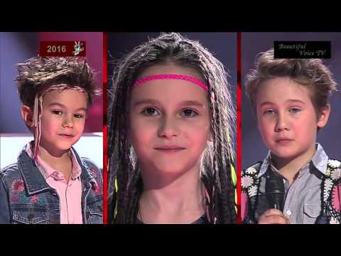 Veniamin/Anastasia/Vsevolod.'Imagine'(John Lennon).The Voice Kids Russia 2016.