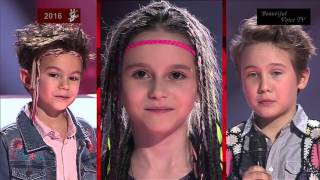 Veniamin/Anastasia/Vsevolod.'Imagine'(John Lennon).The Voice Kids Russia 2016.