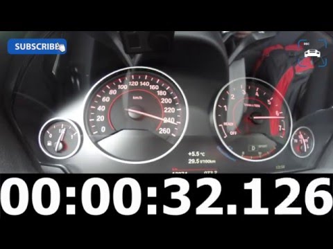 BMW 4 series 435i GRAN COUPE M PERFORMANCE Acceleration 0-245 km/h Test & Sound