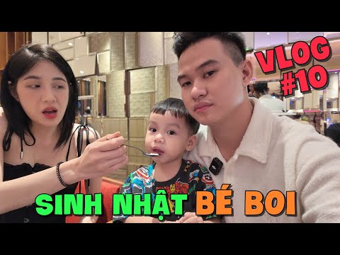 (VLOG 10) BÉ BÔ TỔ CHỨC SINH NHẬT CHO BÉ BOI VÀ TRẢI NGHIỆM KINH HOÀNG TẠI PHỐ ĐI BỘ