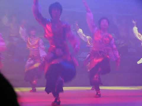Apresentação de dança tibetana, LiJiang China