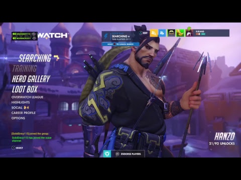 Surand Plays: OverWatch Journey to Diamond