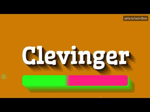 HOW PRONOUNCE CLEVINGER! (BEST QUALITY VOICES)