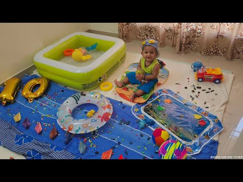 Summer special beach Vibes 🏖️☀️🌞😎...#kids#shrenikchougule#monthlyshoot #10thmonth #10monthcompleted