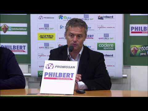 La Liga | Rueda de prensa de Escribá tras el Elche - Alcorcón | 18-11-2012 | J14