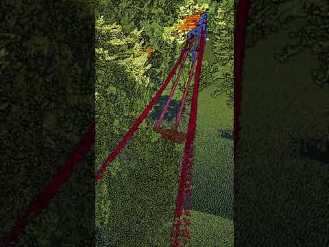 How a drone LiDAR can see the trees that cause fire on powerlines
