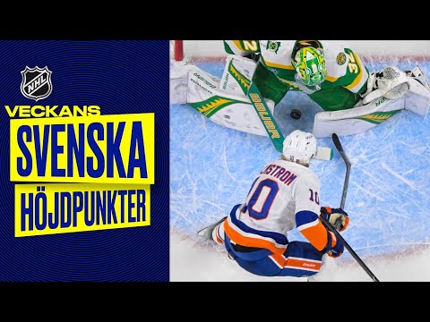 12.1: Holmström och Nylander med några av veckans svenska höjdpunkter 🇸🇪 Top 10 Plays of the Week