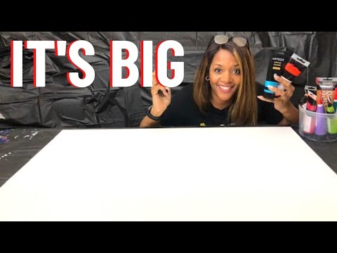 Large Canvas Fluid Art | Acrylic Pouring | Abstract Acrylic Pour