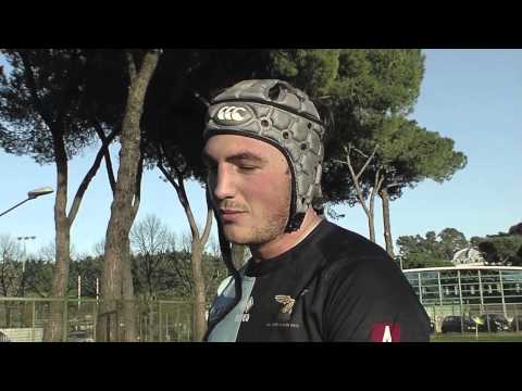 Saverio Colabianchi al termine del match contro il Rugby Reggio