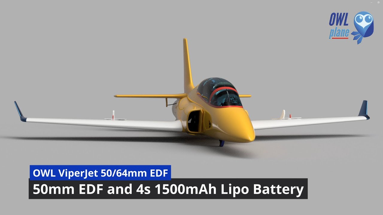 OWL ViperJet 50-64mm EDF with 50mm EDF and 1500mAh 4s Batt - Coming Soon !