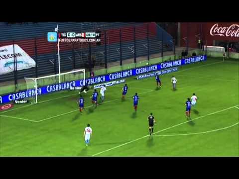 Ocasión de Aguirre. Tigre 0 - Arsenal 0. Fecha 12. Torneo Primera División 2014. Fútbol Para Todos
