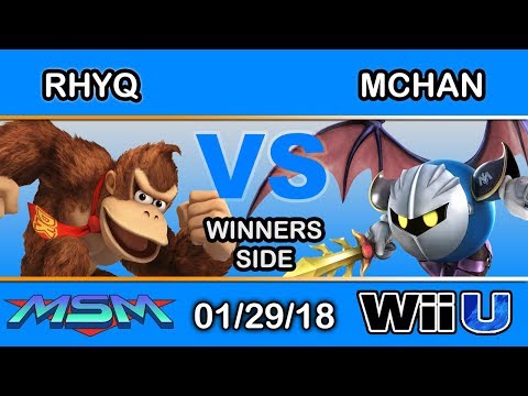 MSM 131 - Rhyq (Donkey Kong) Vs. MChan (Meta Knight) Winners Side - Smash 4