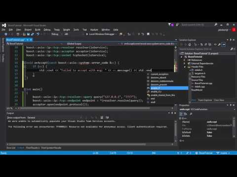 boost::asio Tutorial [003] - Eigenen Server schreiben