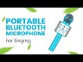 Gift Of Harmony Portable Bluetooth Microphone Niskite Karaoke Microphone For For Kids Adults