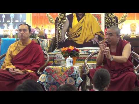 Full Teaching on 04 Mar 2015 - Teaching By Geshe Tashi and Namdrol Tulku Rinpoche