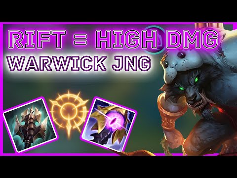 RIFTMAKER BUFFS GIVE JUNGLE WARWICK ULTRA DAMAGE - League of Legends Season 11