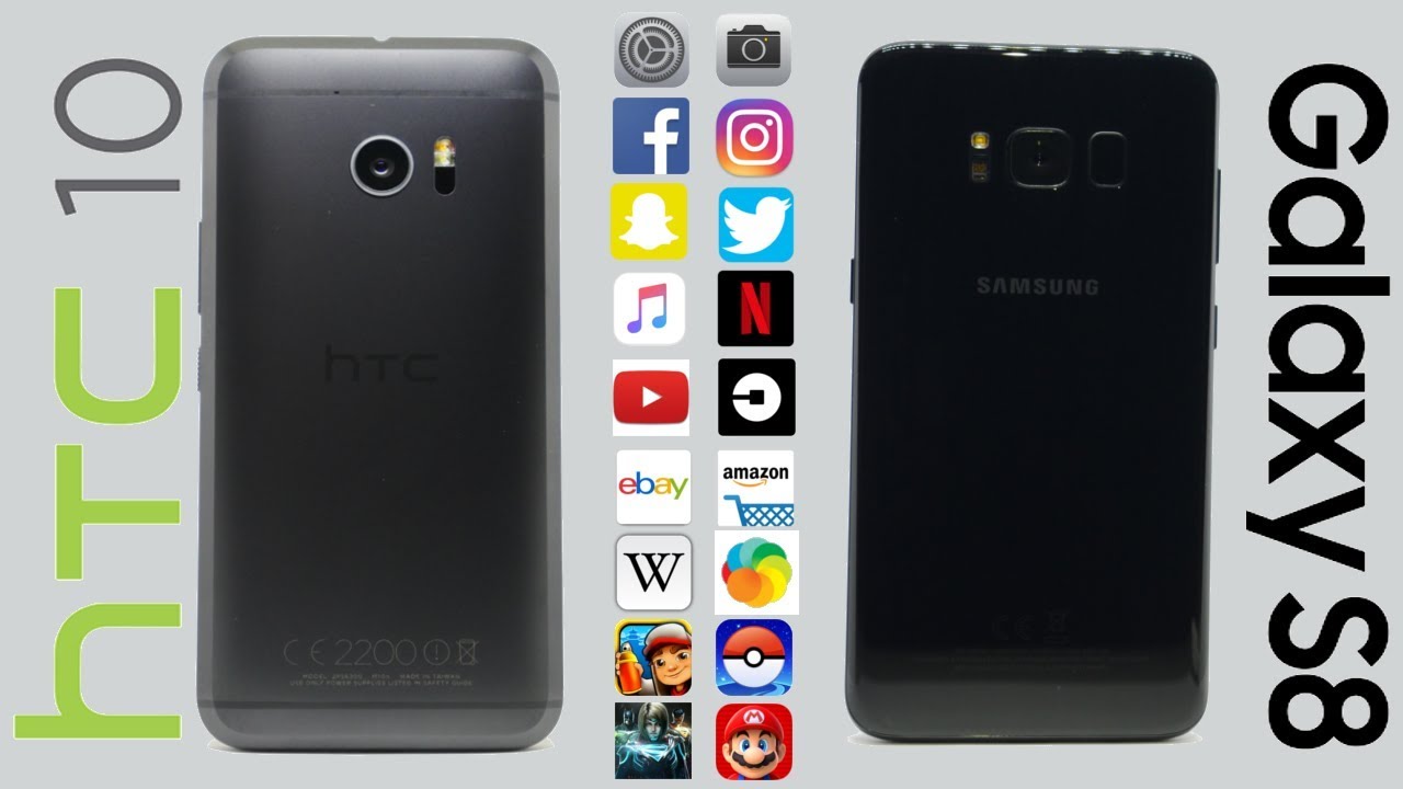 Samsung S8 vs HTC 10 | Speed-Test