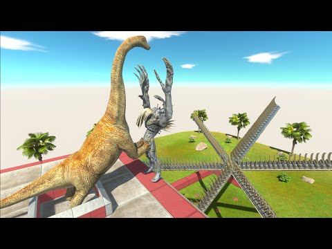 Brachiosaurus strong kick - Animal Revolt Battle Simulator