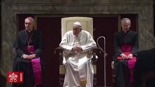 Miguel Angel Zotto, Daiana Guspero, Papa Francesco udienza artisti del concerto di Natale Vaticano